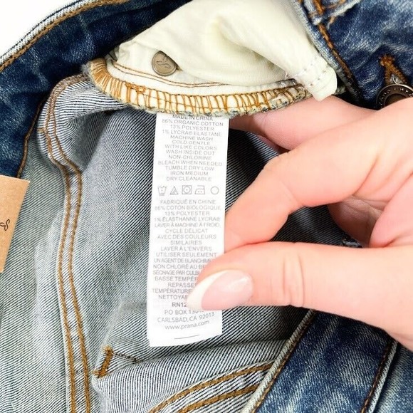 Prana‎ Sienna Skinny Jeans Womens Dark Wash Mid Rise Classic Denim Blue 6 TL NWT - Picture 10 of 12